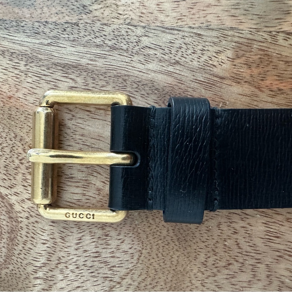 Gucci Black Leather Men's Bag